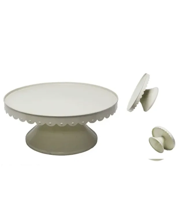 Metal powder coated steel Tin Cake Stand